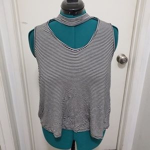 Casual Stripped Shirt W Medium